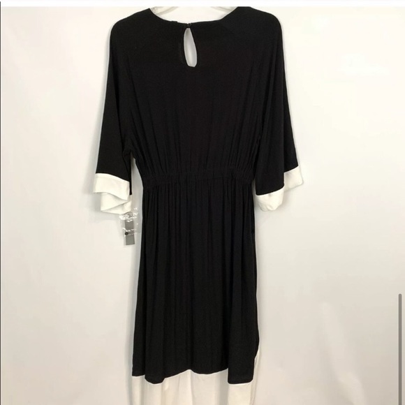 Melissa McCarthy Seven7 Black & White midi dress - Picture 3 of 6